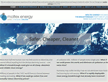 Tablet Screenshot of moltexenergy.com